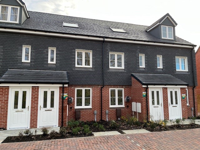 External front view of Plots 184 & 185